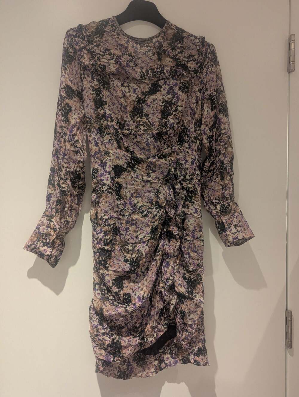 Isabel Marant Étoile Floral Ruched Mini Dress Size 38